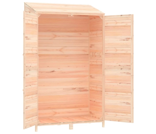 vidaXL dārza šķūnis, 102x52x174,5 cm, egles masīvkoks