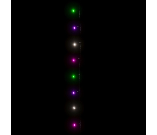 vidaXL LED lampiņu virtene ar 1000 LED, pasteļtoņi, 100 m, PVC