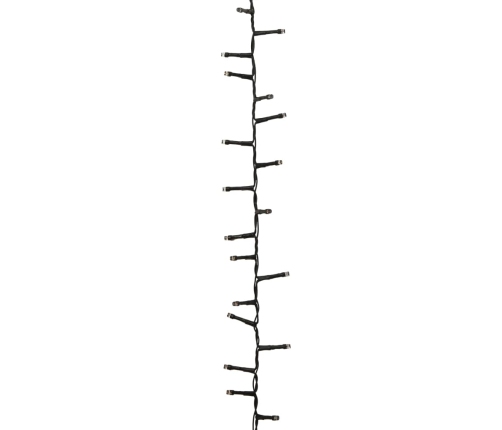 vidaXL LED lampiņu virtene ar 400 LED, daudzkrāsaina, 13 m, PVC