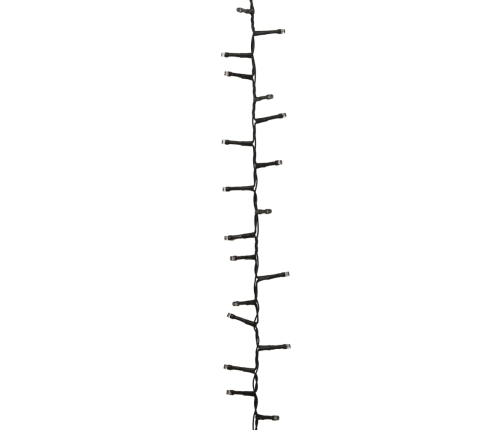 vidaXL LED lampiņu virtene ar 3000 LED, pasteļtoņi, 65 m, PVC