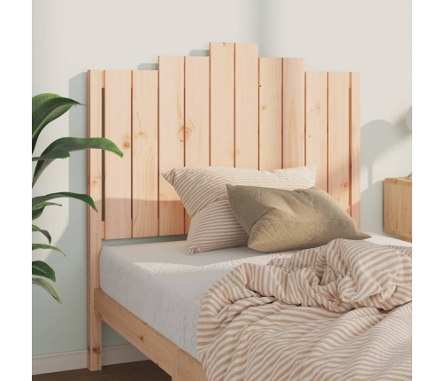 vidaXL gultas galvgalis, 106x4x110 cm, priedes masīvkoks