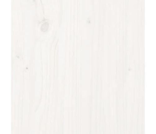 vidaXL gultas galvgalis, balts, 145,5x4x100 cm, priedes masīvkoks
