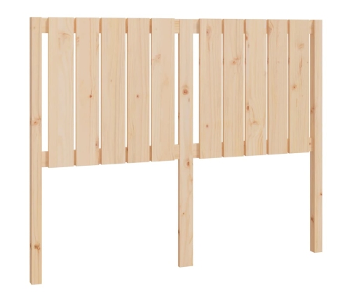 vidaXL gultas galvgalis, 125,5x4x100 cm, priedes masīvkoks