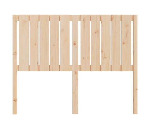 vidaXL gultas galvgalis, 125,5x4x100 cm, priedes masīvkoks