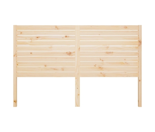 vidaXL gultas galvgalis, 166x4x100 cm, priedes masīvkoks