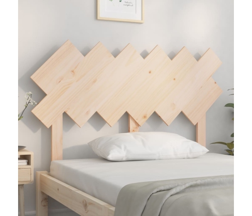 vidaXL gultas galvgalis, 122,5x3x80,5 cm, priedes masīvkoks