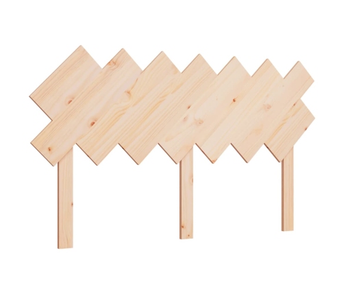 vidaXL gultas galvgalis, 151,5x3x81 cm, priedes masīvkoks