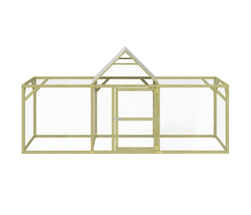 vidaXL vistu būris, 300x100x150 cm, impregnēts priedes masīvkoks