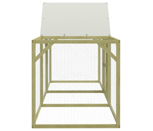 vidaXL vistu būris, 300x100x150 cm, impregnēts priedes masīvkoks