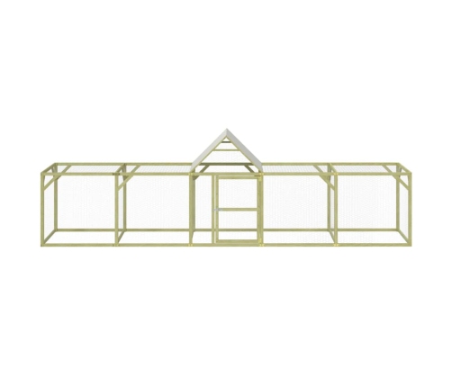 vidaXL vistu būris, 500x100x150 cm, impregnēts priedes masīvkoks