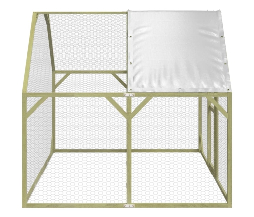 Vistu Būris, 268X200X190 Cm, Impregnēts Priedes Masīvkoks Vidaxl