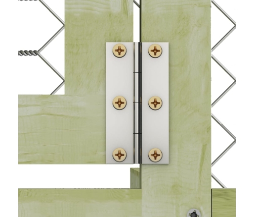 Vistu Būris, 268X500X190 Cm, Impregnēts Priedes Masīvkoks Vidaxl