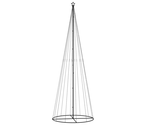 Ziemassvētku Egle, 732 Vēsi Baltas Led Lampiņas, 160X500 Cm Vidaxl