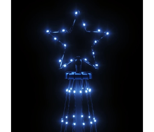 Ziemassvētku Egle, 732 Zilas Led Lampiņas, 160X500 Cm Vidaxl