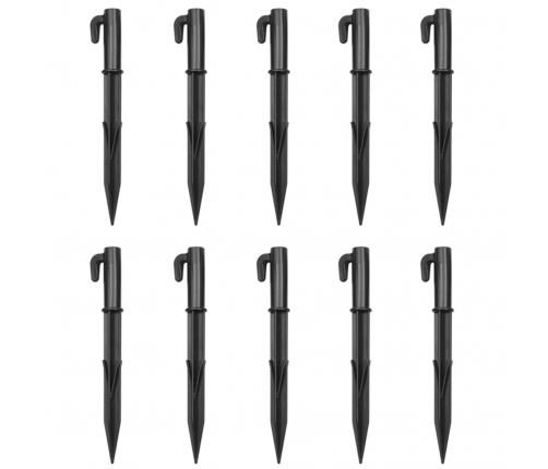 vidaXL Ziemassvētku egle ar pīķi, 310 silti baltas LED, 300 cm