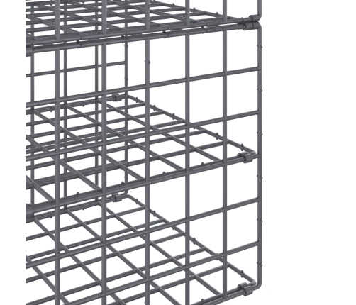 vidaXL pakarināms skapis ar 7 plauktiem