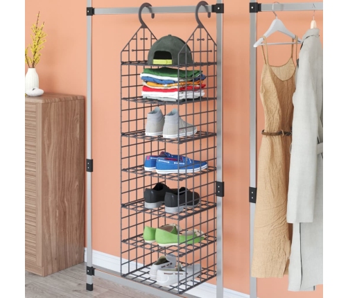 vidaXL pakarināms skapis ar 7 plauktiem