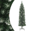 Mākslīgā Ziemassvētku Egle Ar Statīvu, Šaura, 150 Cm, Pvc Vidaxl Mākslīgā Ziemassvētku Egle Ar Statīvu, Šaura, 150 Cm, Pvc Vidaxl