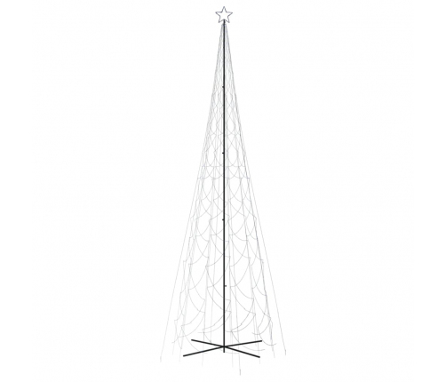 vidaXL Ziemassvētku egle, 3000 zilas LED lampiņas, 230x800 cm
