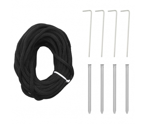 vidaXL Ziemassvētku egle, 3000 zilas LED lampiņas, 230x800 cm