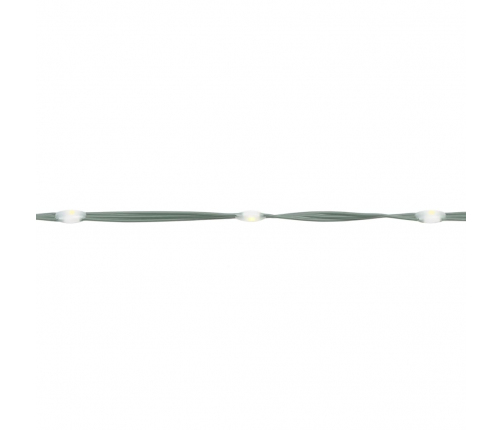 vidaXL Ziemassvētku egle, 3000 silti baltas LED lampiņas, 230x800 cm