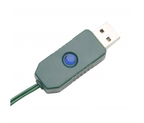 vidaXL Ziemassvētku egle karoga mastam, 108 krāsainas LED, 180 cm