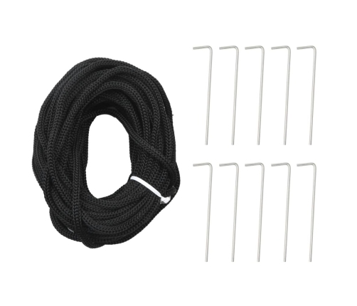 vidaXL Ziemassvētku egle karoga mastam, 310 zilas LED, 300 cm