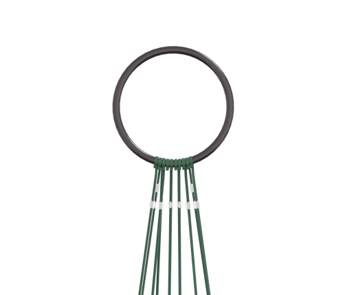 vidaXL Ziemassvētku egle karoga mastam, 310 zilas LED, 300 cm