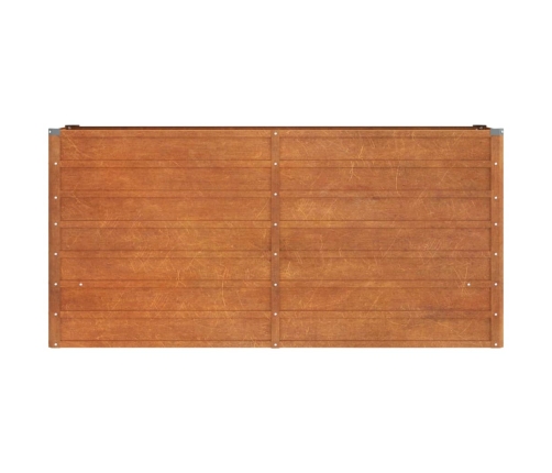 vidaXL augstā dārza puķu kaste, rūsas, 160x40x77 cm, kortena tērauds