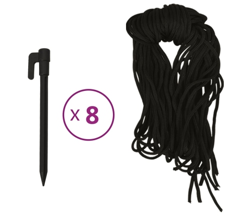 vidaXL piepūšams sniegavīrs, LED, 360 cm