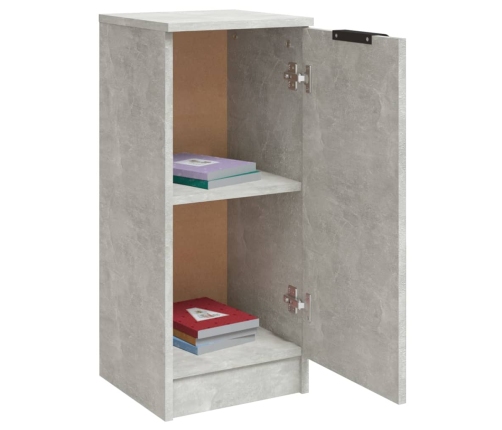 vidaXL kumode, betona pelēka, 30x30x70 cm, inženierijas koks