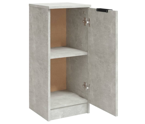 vidaXL kumode, betona pelēka, 30x30x70 cm, inženierijas koks