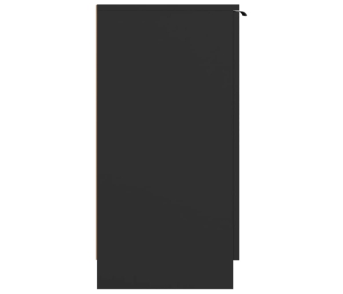 vidaXL apavu plaukts, melns, 59x35x70 cm, inženierijas koks