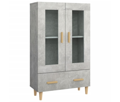 vidaXL augstais skapītis, betonpelēks, 70x31x115 cm, inženierijas koks