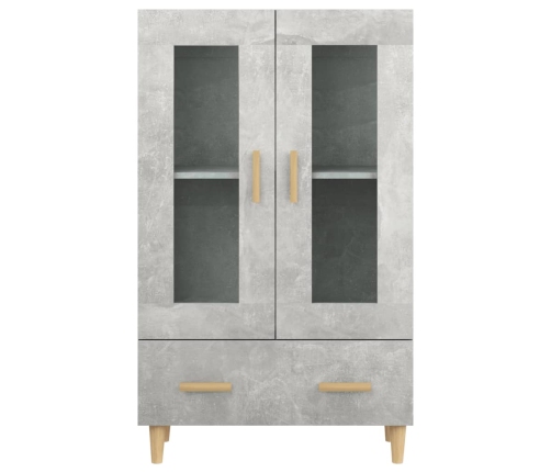 vidaXL augstais skapītis, betonpelēks, 70x31x115 cm, inženierijas koks