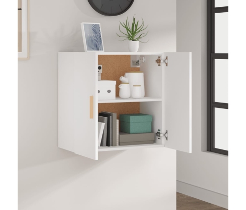 vidaXL sienas skapītis, balts, 60x30x60 cm, inženierijas koks