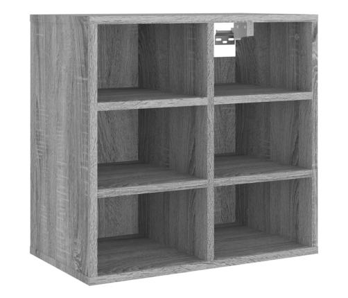 vidaXL apavu plaukti, 2 gab., pelēka ozolkoka krāsa, 52,5x30x50 cm