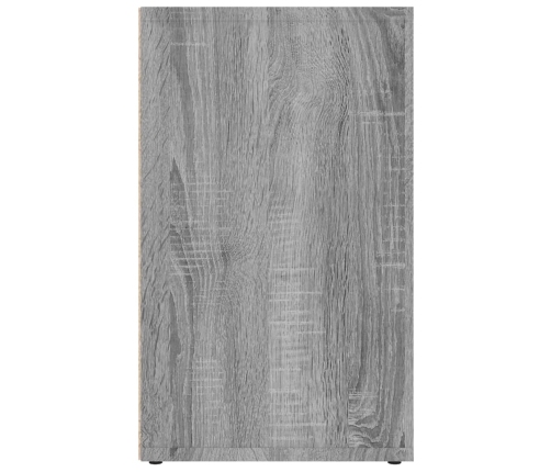 vidaXL apavu plaukti, 2 gab., pelēka ozolkoka krāsa, 52,5x30x50 cm