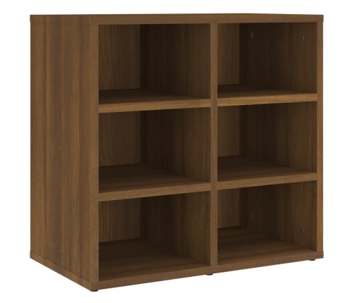 vidaXL apavu plaukti, 2 gab., brūna ozola, 52,5x30x50 cm