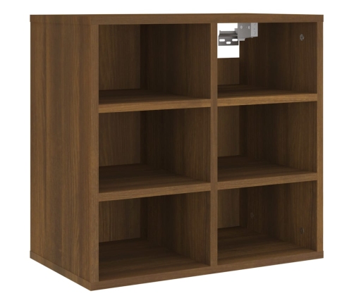 vidaXL apavu plaukti, 2 gab., brūna ozola, 52,5x30x50 cm