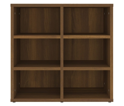 vidaXL apavu plaukti, 2 gab., brūna ozola, 52,5x30x50 cm