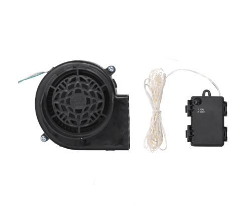 vidaXL piepūšams sniegavīrs, LED, 120 cm