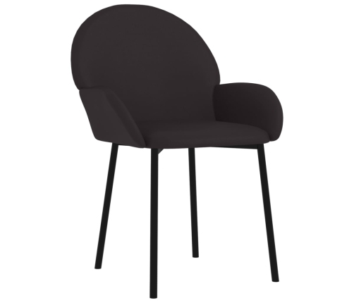 Virtuves Krēsli, 2 Gab., Melna Mākslīgā Āda Vidaxl