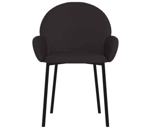 Virtuves Krēsli, 2 Gab., Melna Mākslīgā Āda Vidaxl