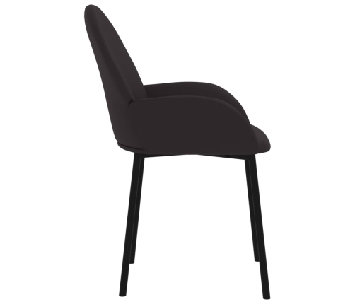 Virtuves Krēsli, 2 Gab., Melna Mākslīgā Āda Vidaxl