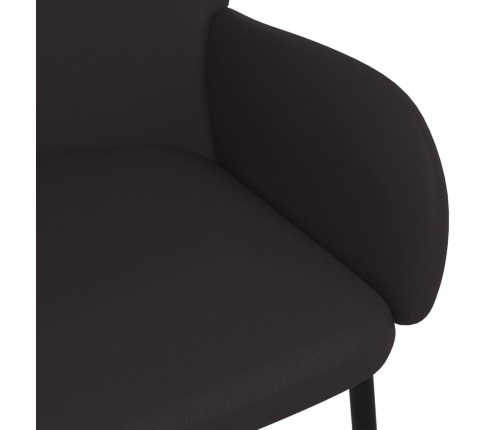 Virtuves Krēsli, 2 Gab., Melna Mākslīgā Āda Vidaxl