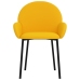 Virtuves Krēsli, 2 Gab., Dzeltens Samts Vidaxl