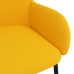 Virtuves Krēsli, 2 Gab., Dzeltens Samts Vidaxl