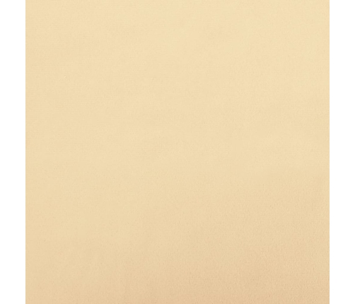 vidaXL virtuves krēsli, 2 gab., krēmkrāsas samts