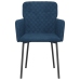 Virtuves Krēsli, 2 Gab., Zils Samts Vidaxl